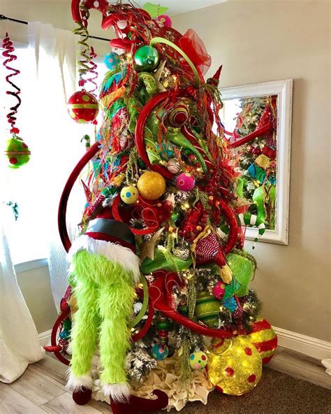 Festive Grinch Christmas Tree