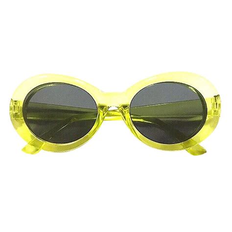 Buy Retro Vintage Clout Goggles Unisex Sunglasses Rapper Oval Shades