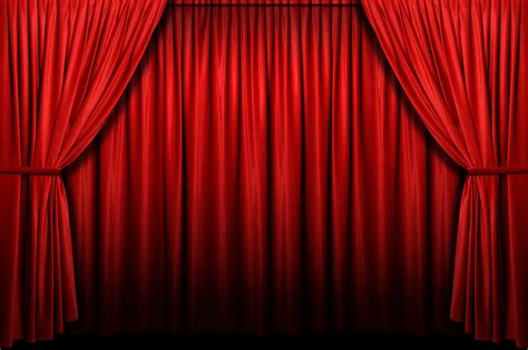Red Curtain Background Theatre Stage Psdgraphics Clip Art Library