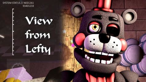 Fnaf Sfm Fnaf Office Jump Scare View From Animatronic Lefty Fnaf Jumpscare Lefty