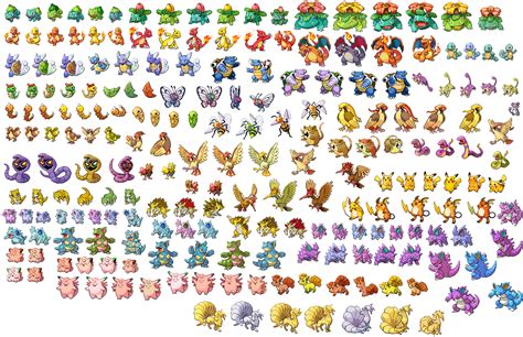 Pixel Pokemon Sprite Sheet Sprite Sheets In 2019 Vide