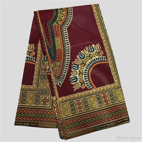 Lsdk New African Dashiki Fabric Ankara Cotton Fabrics Batik