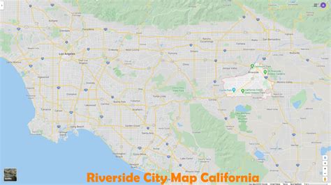 Riverside California Map