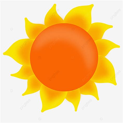 Cute Sun Clipart Vector Cute Cartoon Sun Illustration 3d Sun Clipart