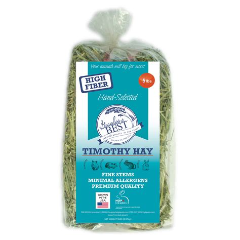 Grandpas Best Timothy Hay Mini Bale Small Pet Food 5 Lbs Petco