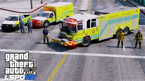Gta 5 Lspdfr Ems 32 Play As A Paramedic Mod Miami Dade Fire