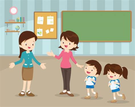 Parent Teacher Illustrations Royaltyfree Vector Graphics Clip Art