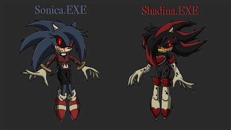Sonicaexe And Shadinaexe By Darkness9000a On Deviantart