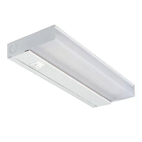 12 In White Fluorescent Slim Line Under Cabinet Light Fixture 10364eb