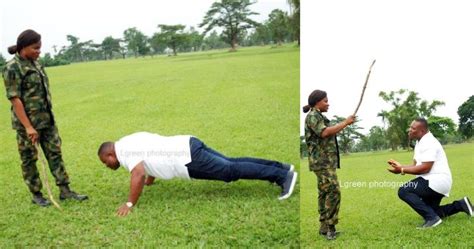 female soldier and her husband to be s pre wedding photos goes viral pre wedding photos