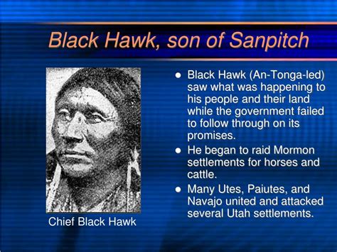 Ppt Black Hawk War And The Ute Reservation Powerpoint Presentation