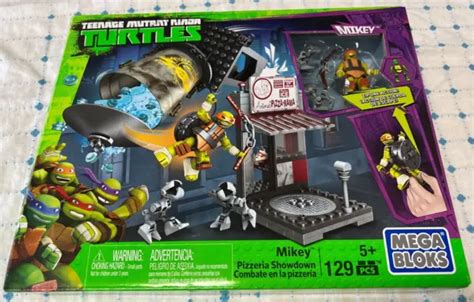 Mega Bloks Tmnt Teenage Mutant Ninja Turtles Mikey Pizzeria Showdown