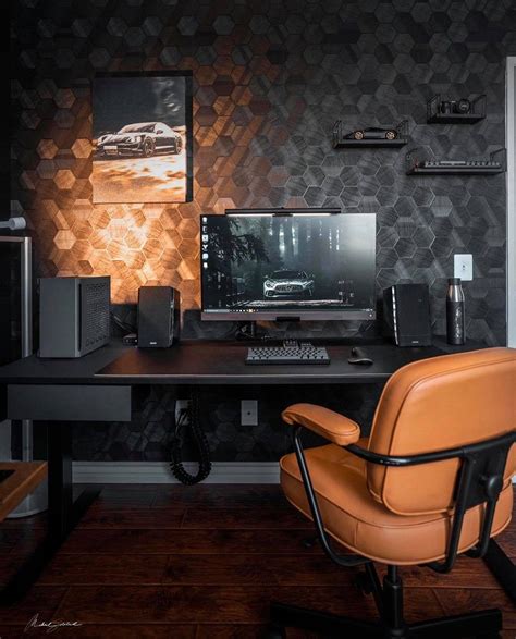Click Visit For More Info Dark And Modern Gaming Setup With A Grey
