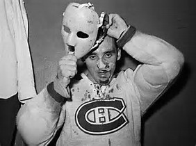 Image result for Jacques Plante, of the Montreal Canadiens, became the first goalie in the NHL to wear a mask.