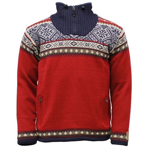Bergen Lined Wool Sweater Nordic Style Sweaters Men Sweater