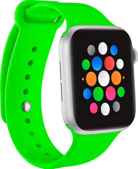 Best Buy Modal™ Silicone Band For Apple Watch 42 44 45mm Series 1 8