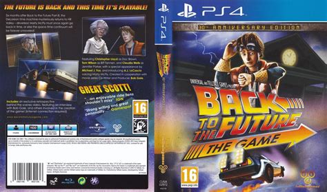 Back To The Future The Game 2015 Playstation 4 Box Cover Art Mobygames
