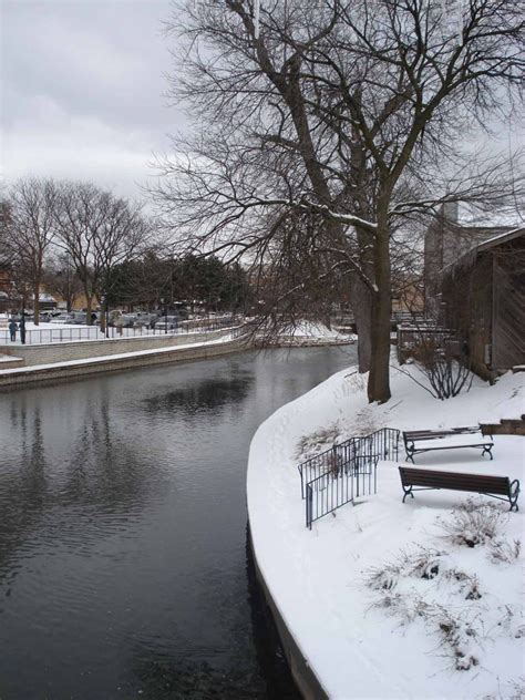 Naperville Downtown In Winter Theroadscholar
