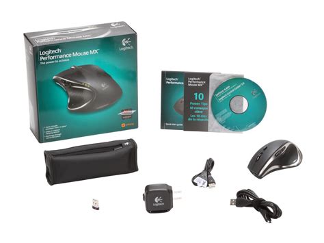 Logitech Performance Mouse Mx 910 001105 Black Rf Wireless Laser