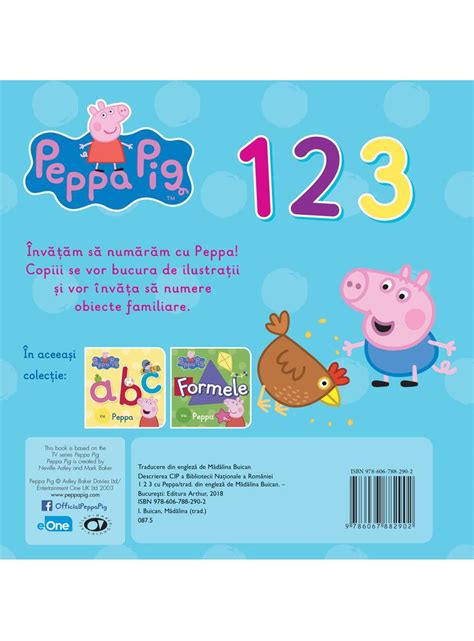 Peppa Pig 123 Cu Peppa Editura Vlad Si Cartea Cu Genius