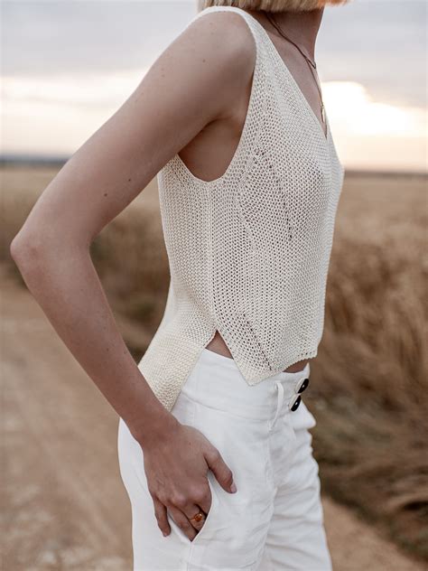 White Sheer Top Mesh Tank Top For Women See Through Festival Etsy