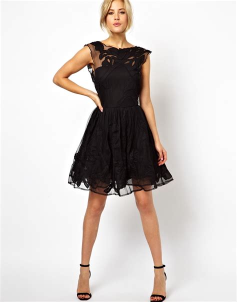 Asos Gothic Prom Dress In Black Lyst