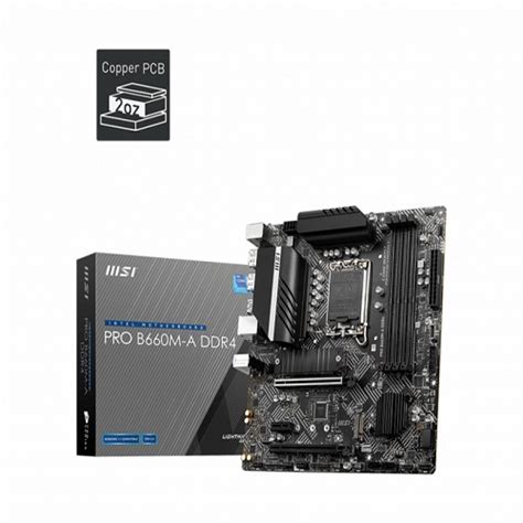 Msi Motherboard Pro H610m G Ddr4 Eds Pcs Toombul Computer Store In