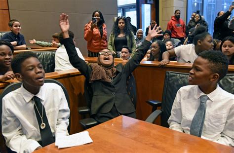 Camden Fifth Graders Host Mock Trial At Rutgers Law School Whyy