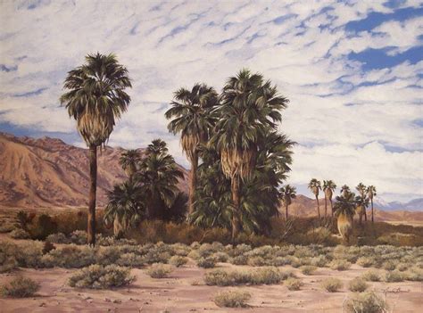 Desert Oasis Palm Tree Paintingart By Artist Naomi Brown Desert Art Palm Trees Painting Art