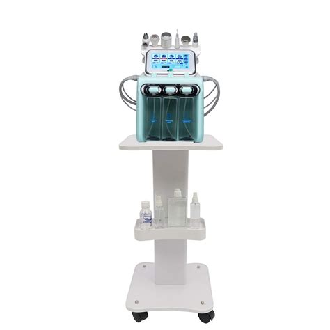 hydrafacial machine salon roller trolley cart beauty instrument stand with tray with wheel