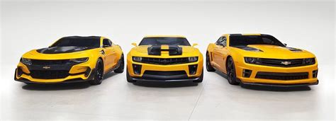 Gm Auctioning Off Four Bumblebee Camaros From The Transformers