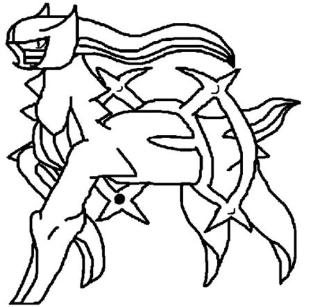 Pokemon Arceus 6 Coloring Page Anime Coloring Pages