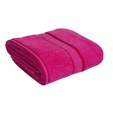 100 Cotton Fuchsia Hot Pink Towels Bath Towel Kingtex