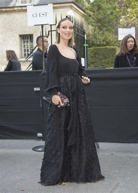 Olivia Wilde Attends The Valentino Show During The Paris Fashion Week