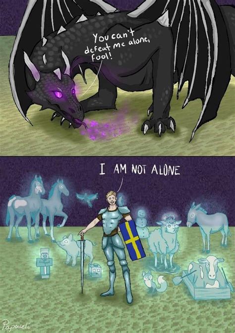Shoutouts to all minecraft fans! The ender dragon battle was EPIC. Hope you like my fanart ...