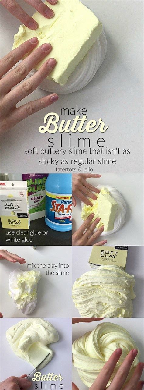 Make 3 Ingredient Butter Slime Its Slime With A Softer Buttery