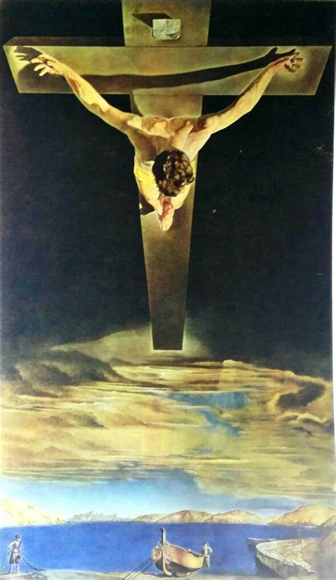 Salvador Dali Christ Of Saint John Of The Cross 1951 Original
