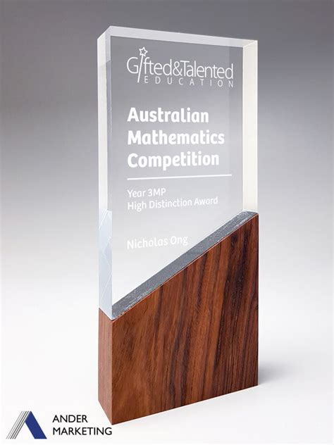 Acrylic Trophies And Plaques Ander Marketing Singapore All Pricing