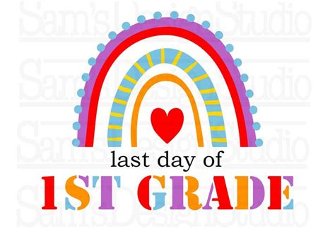 Last Day Of School Printable Last Day Of 1st Grade Etsy In 2022 Last Day Of School Last Day