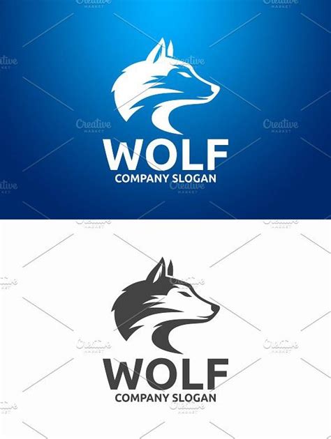 We Do Logos Wolf Logo Desing Company Slogans Animal Logo Text