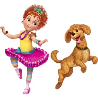 Check out this transparent Fancy Nancy playing with dog PNG image png image