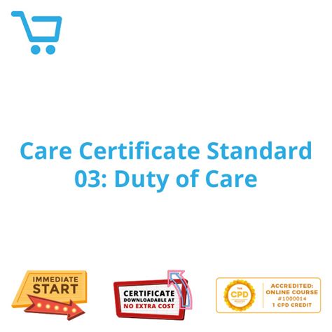 Care Certificate Standard 03 Duty Of Care The Trainingshop