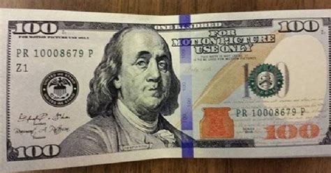 If they do make them, how can you tell the real from the fake? Fake $100 bills used as movie prop turn up in Livingston ...