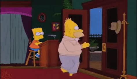 Grandpa Simpson Walking In And Out Find Make And Share Gfycat S