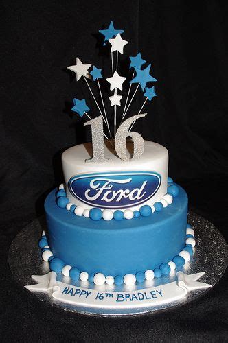This birthday cake contains a lot of candies which are so sweet and special. Ford 16th cake | Sweet 16 birthday cake, Boys 16th ...