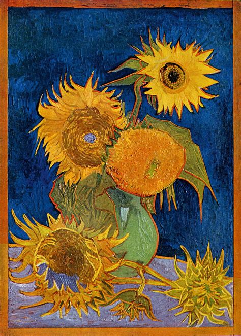Six Sunflowers In Vincent Van Gogh