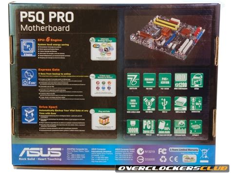 Asus P5q Pro Review Overclockers Club