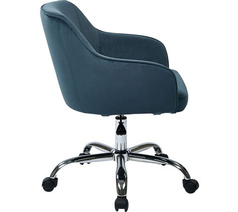 Bristol Task Chair With Velvet Fabric By Avenuesix