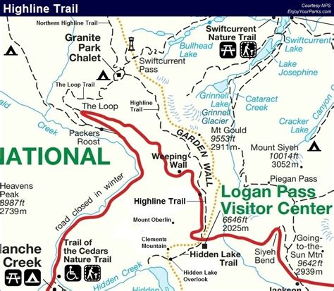 Dinkarville Soucit Zobrazení Glacier National Park Trail Map Domácí