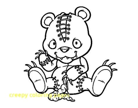 Creepy Coloring Pages At Getdrawings Free Download